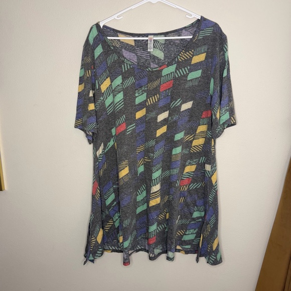 LuLaRoe Multicolor Perfect T - Picture 3 of 12